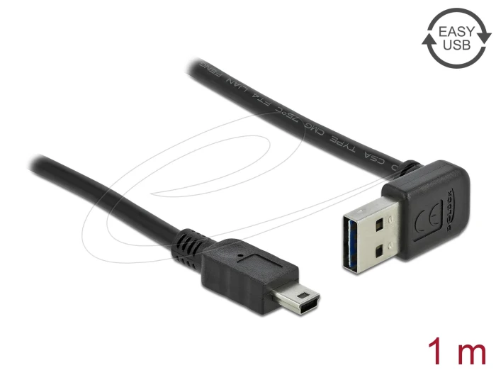 Delock USB-A > mini-USB 2.0 - 1.0m