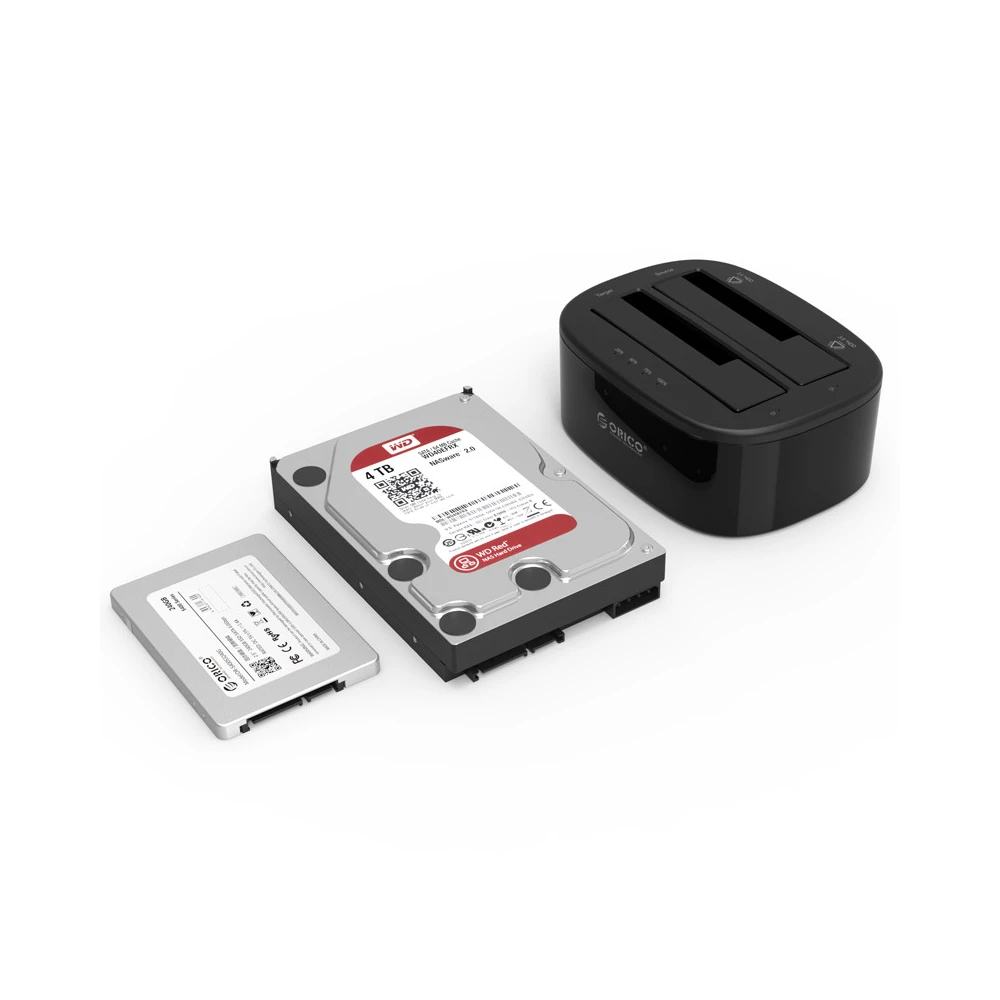 Orico докинг станция Storage - HDD/SSD Dock - 2 BAY Clone 2.5/3.5 USB3.0 - 6228US3-C