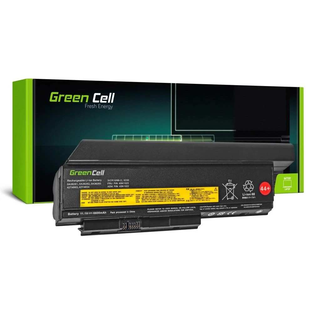 Батерия  за лаптоп GREEN CELL, Lenovo ThinkPad X230 X230i X220 X220i X220s 42T4862, 11.1V, 6600mAh