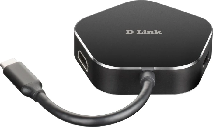 USB хъб D-Link DUB-M420 4-in-1, 2 x USB 3.0, 1 x USB-C, 1 х HDMI
