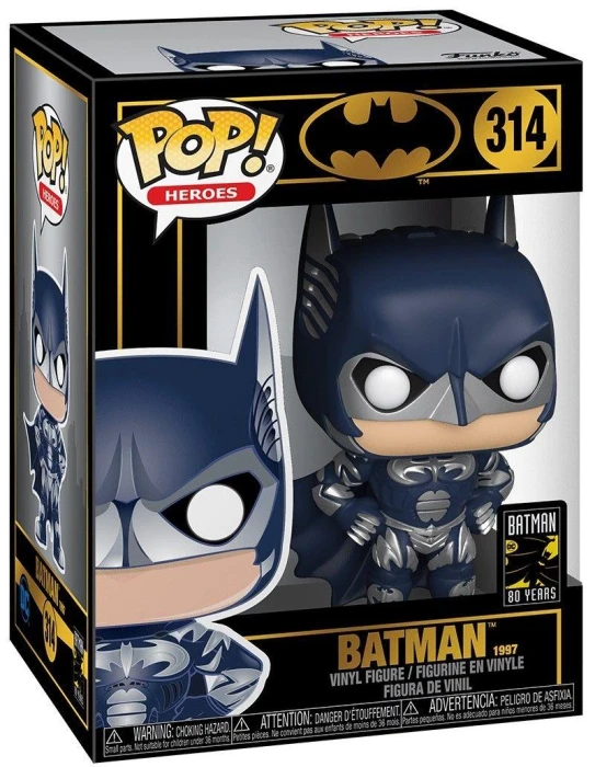 Фигурка Funko POP! Heroes: Batman 80 Years - Batman (1997) #314