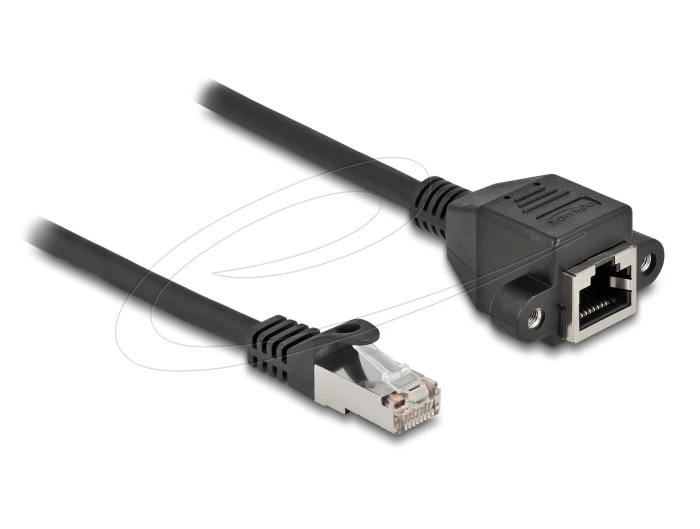 Delock удължител RJ-45 SFTP Cat.6a