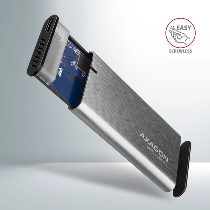 AXAGON EEM2-SG2 USB-C - M.2 NVMe & SATA SSD