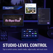 Контролер Elgato Stream Deck, 15LCD бутона, черен