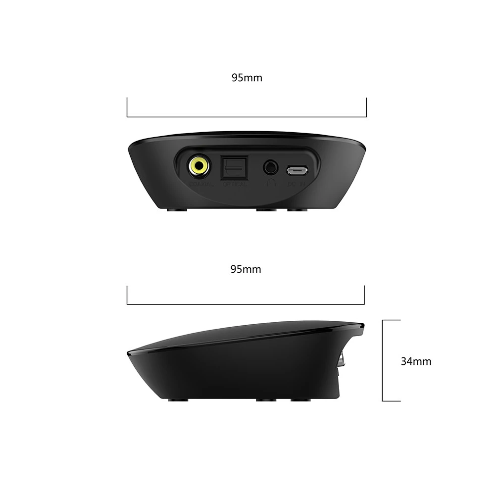 Orico блутут ресийвър NFC Bluetooth 4.1 receiver - Optical, coaxial, 3.5mm out - BR01-PRO