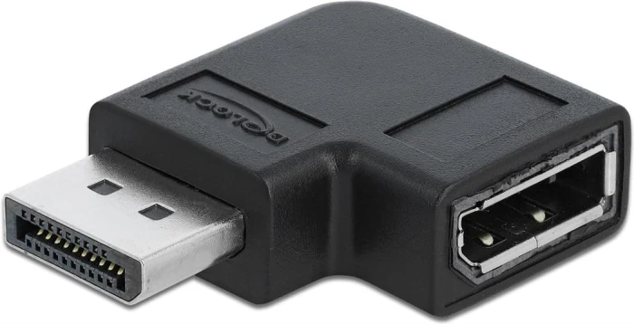 Delock Адаптер DisplayPort 1.4 90°