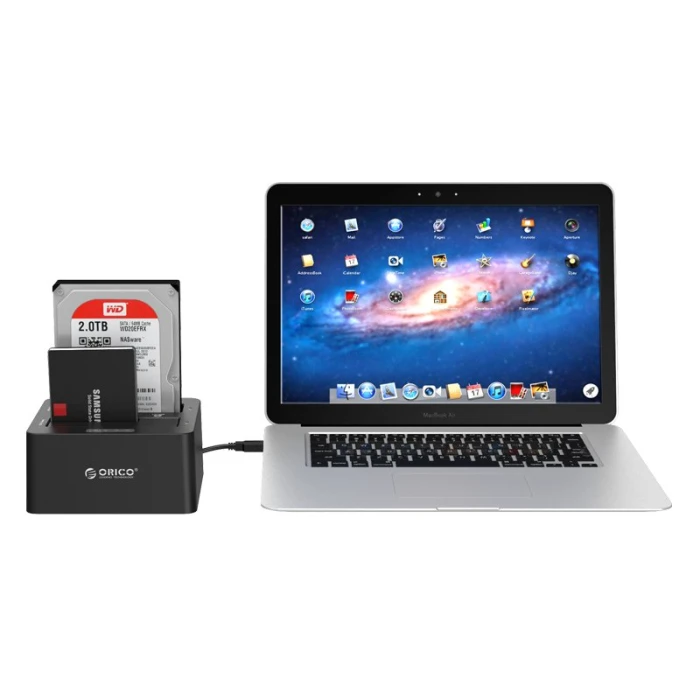 Orico докинг станция Storage - HDD/SSD Dock - 2 BAY Clone 2.5/3.5 USB3.0 - 6629US3-C