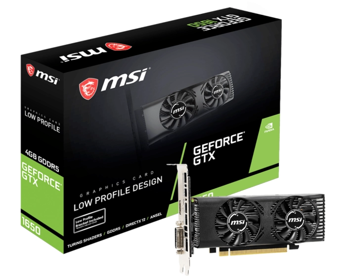 MSI GeForce GTX 1650 4GT LP