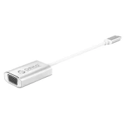 Orico адаптер Adapter - USB 3.1 Type C -> VGA F, silver - XC-102