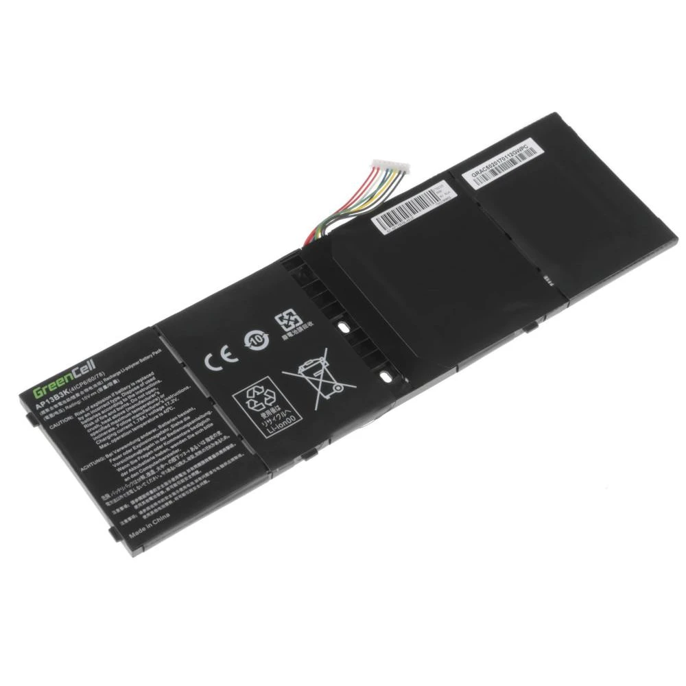 Батерия за лаптоп GREEN CELL, Acer Aspire V5-552, V5-572, V5-573, V7-581, R7-571, 15V, 3560mAh 