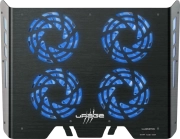 Охлаждаща поставка за лаптоп Hama uRage Freezer 600 Metal, 4 вентилатора, Черен