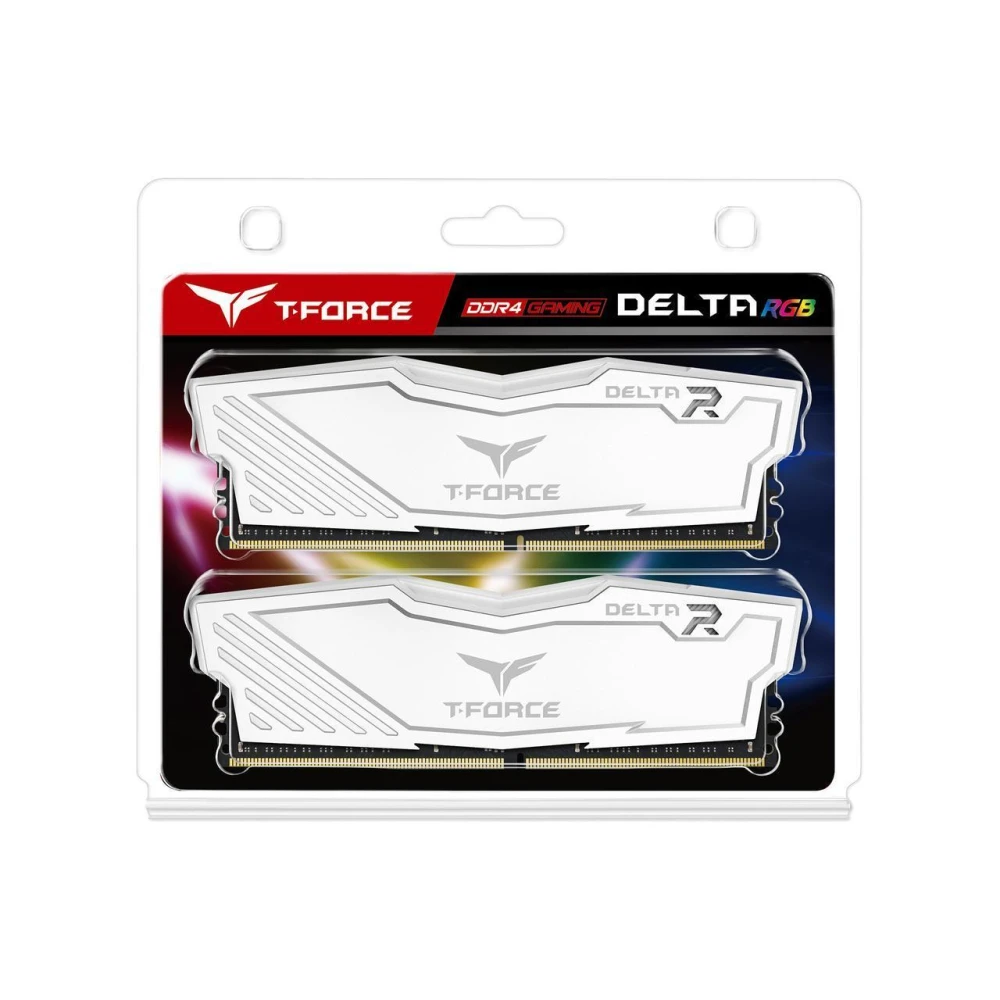Team Group T-Force Delta RGB White 16GB (2x8GB) DDR4 3200MHz CL16