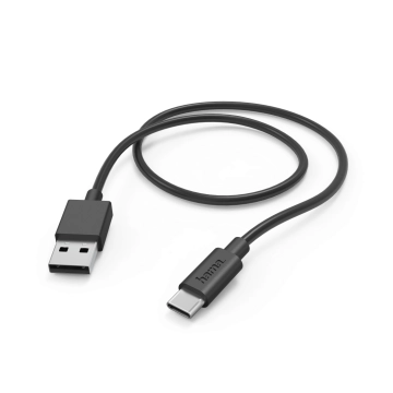 HAMA Кабел  USB-C - USB 2.0 А мъжко, 1 м, 480Мbit/ 3А,черен