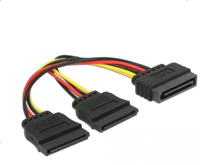 DeLock SATA Power > 2 x SATA Power