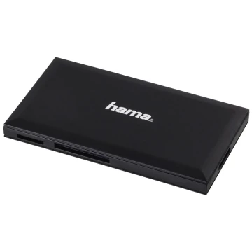 Четец за карти HAMA Multi-Card Reader, USB 3.0, SD/microSD/CF/MS, 5 Gbps, Черен