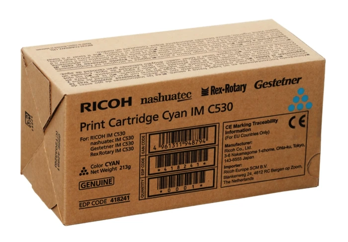 Тонер касета RICOH IM C530 18000 копия Cyan