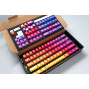 Капачки за механична клавиатура Ducky Afterglow, 108-Keycap Set ABS, Double-Shot, US Layout