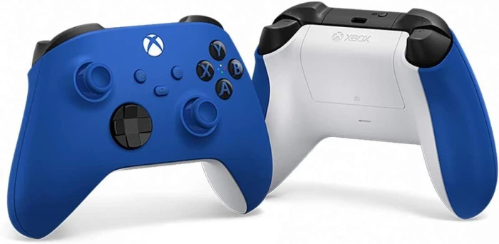 Контролер Microsoft, За Xbox, Безжичен, Син