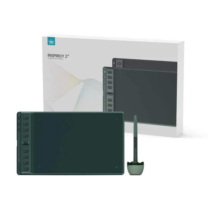 Графичен дисплей таблет HUION Inspiroy 2 M, 5080 LPI, Зелен