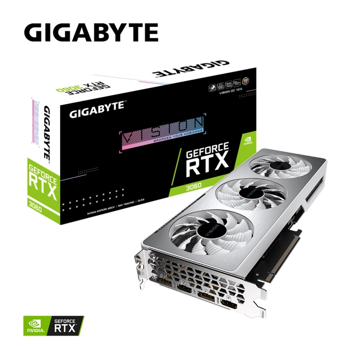 GIGABYTE GeForce RTX 3060 VISION OC 12GB GDDR6