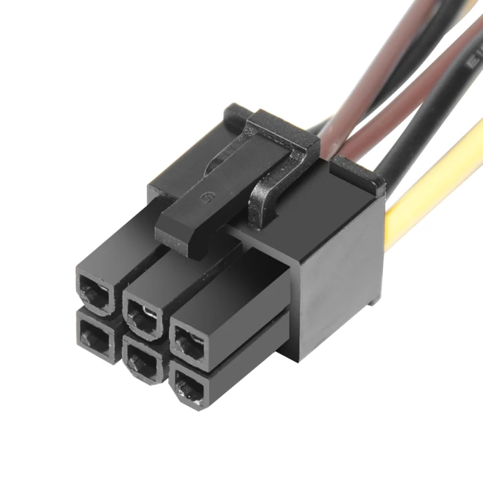 Makki Адаптер Adapter 2xMolex to 6pin PCI-E VGA - MAKKI-CE313-0.15m