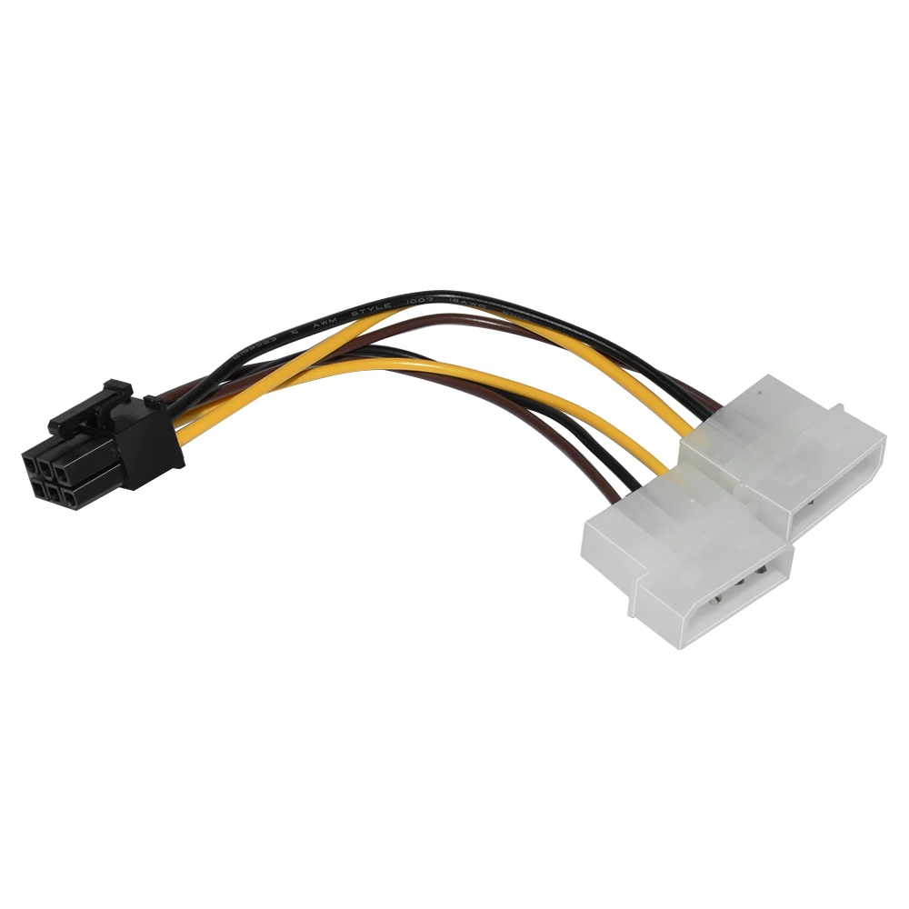 Адаптер Adapter 2xMolex to 6pin PCI-E VGA - MAKKI-CE313-0.15m (MAKKI-CE313-0.15m)