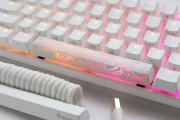 Ducky One 3 Pure White Mini 60% Hotswap Cherry Mx Clear