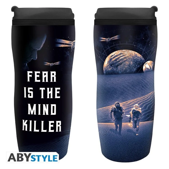 Термо чаша ABYSTYLE DUNE Fear is the mind-killer, Черен