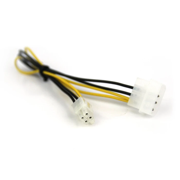 VCom Адаптер Adapter Molex Male to 4Pin P4 ATX - CE309-0.3m