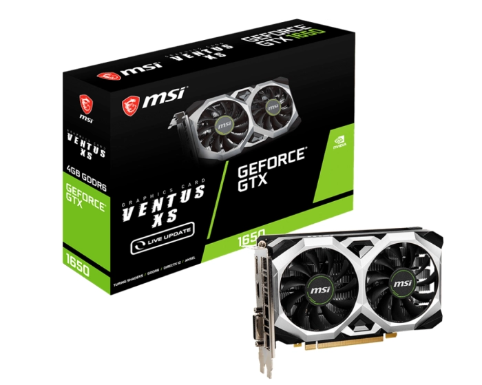 MSI GeForce GTX 1650 D6 VENTUS XS 4GB V1