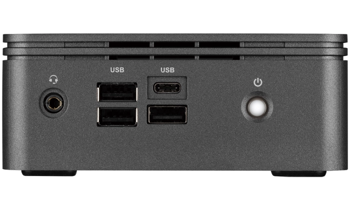 Настолен компютър Gigabyte Brix BRR5H-4500, AMD Ryzen 5 4500U, 2 x SO-DIMM DDR4, M.2 SSD, USB Type-C™, WiFi 6 +BT, black