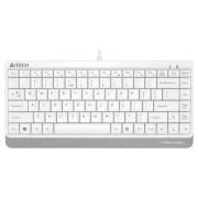 Мини клавиатура A4tech FK11, Жична, USB, hot keys 12, кабел 1,5 m, Бял