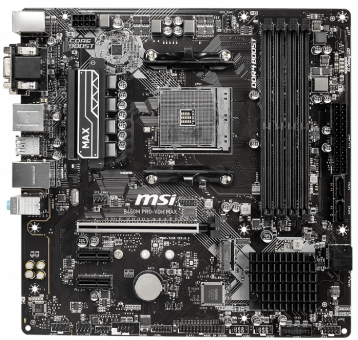 MSI B450M PRO-VDH MAX