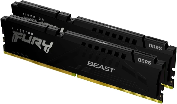 64GB (2x32) DDR5-6000 CL36 Kingston FURY Beast Black