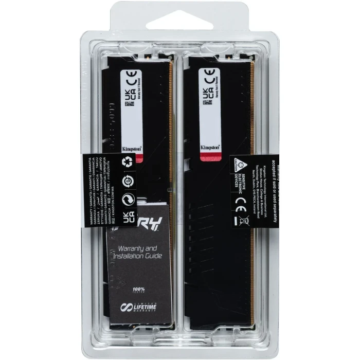 64GB (2x32) DDR5-6000 CL36 Kingston FURY Beast Black