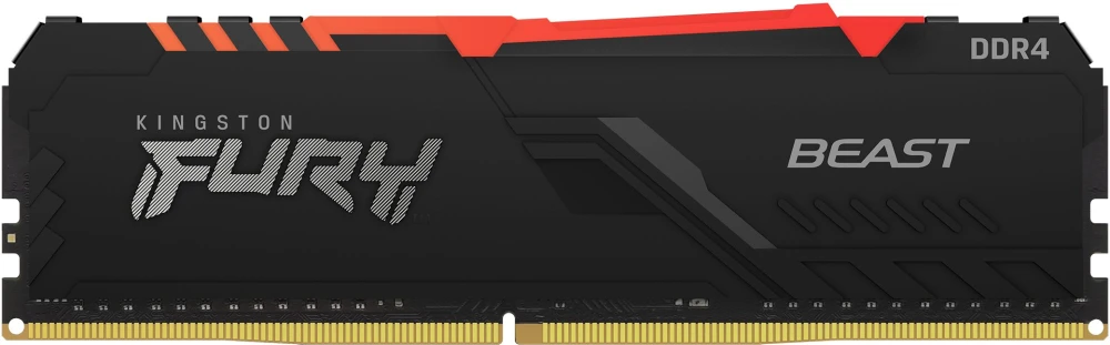 Kingston FURY Beast RGB Black 16GB(2x8GB) DDR4 3600MHz CL17