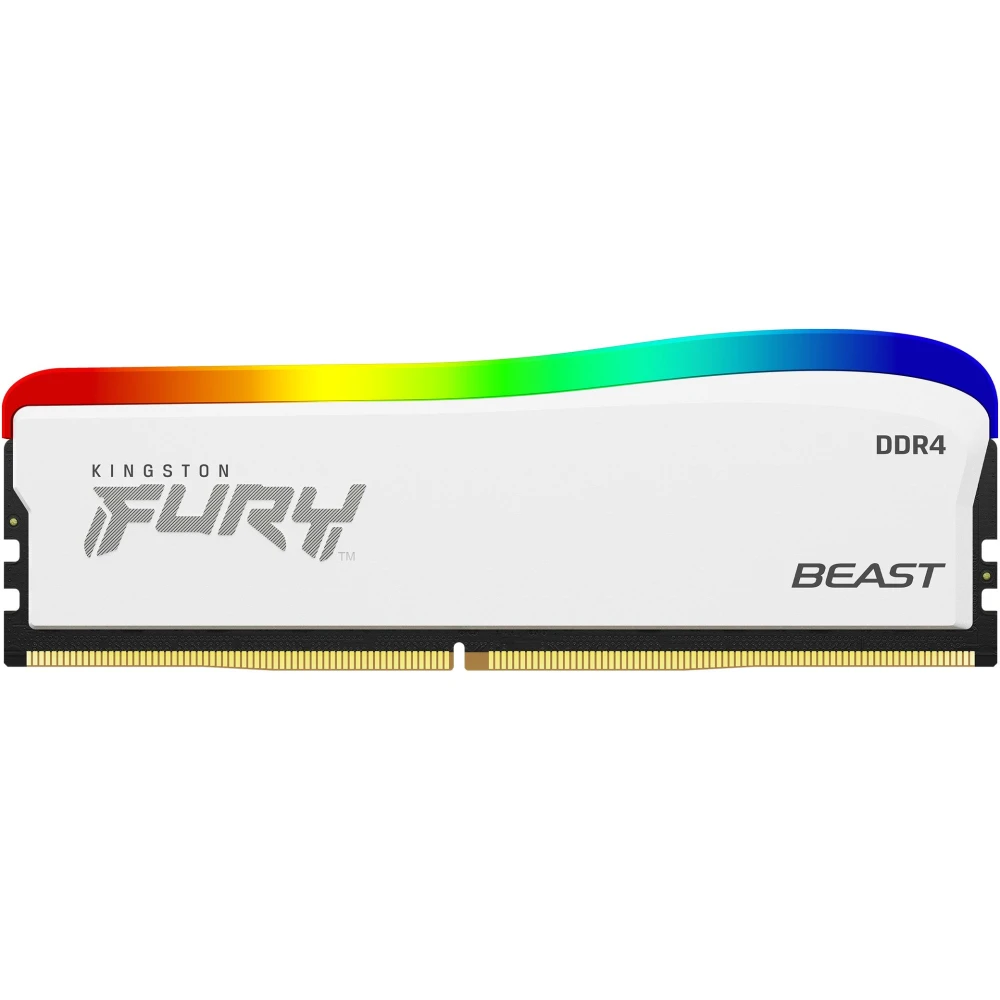Kingston FURY Beast RGB White 32GB(2x16GB) DDR4 3200MHz CL16