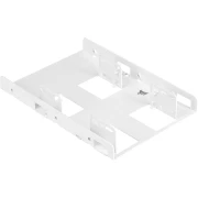 Скоби за монтиране Corsair HDD/SSD Mounting Kit - Dual 2.5" to 3.5", White