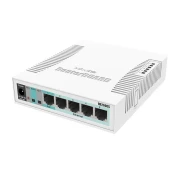 Суич MikroTik 260GS, 5-port 10/10/1000+1xSFP + cages