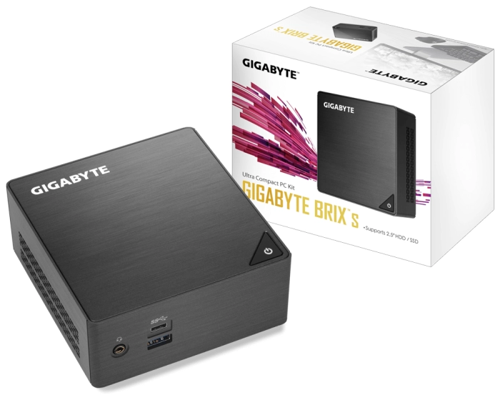 Настолен компютър Gigabyte Brix BLDP-5005 Intel® Pentium®  J5005 (4M Cache, up to 2.80 GHz) HDMI, Mini DP
