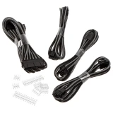 Комплект оплетени кабели PHANTEKS, Black/Gray