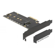 Карта за разширение на слотове Delock 89013, PCI Express x4 към 1 x internal NVMe M.2 Key M, RGB LED, Low Profile