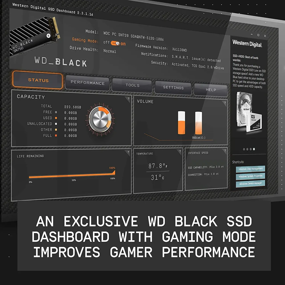 WD BLACK SN750 1TB