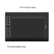 Графичен таблет HUION H610PRO V2, USB, Черен