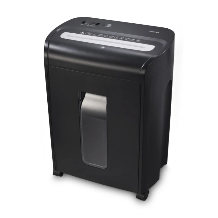 Шредер Hama Premium M10, ниво на защита E4 P4 T5, 18л., Черен
