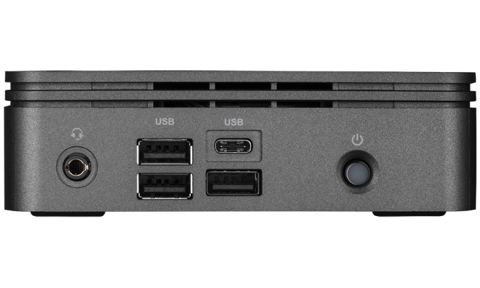 Мини компютър Gigabyte Brix BRi3H-10110, Intel® Core™ i3-10110U, 2 x SO-DIMM DDR4, M.2 SSD,HDD/SSD,USB Type-C™, WF+BT, черен