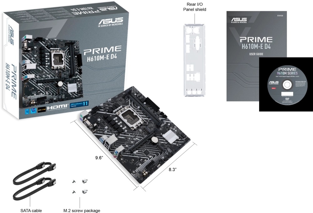 ASUS PRIME H610M-E DDR4