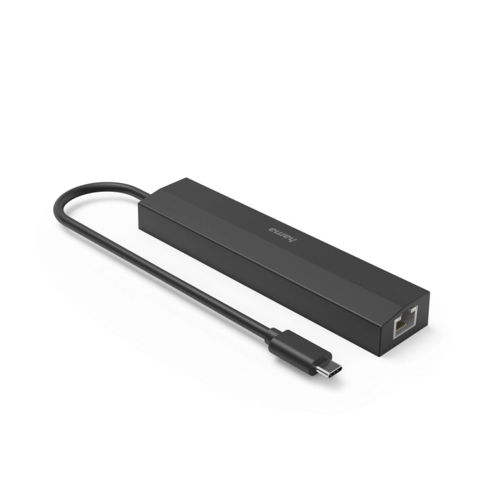 HAMA USB-C хъб HDMI LAN
