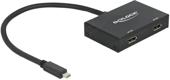 mini DisplayPort > 2 x DisplayPort
