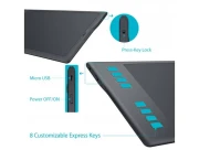 Графичен таблет HUION INSPIROY Q11K V2,  USB, WiFi,  Черен